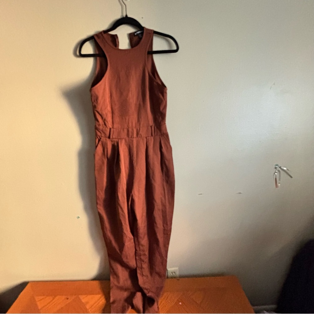 PrettyLittleThing Chocolate Brown Jumpsuit
